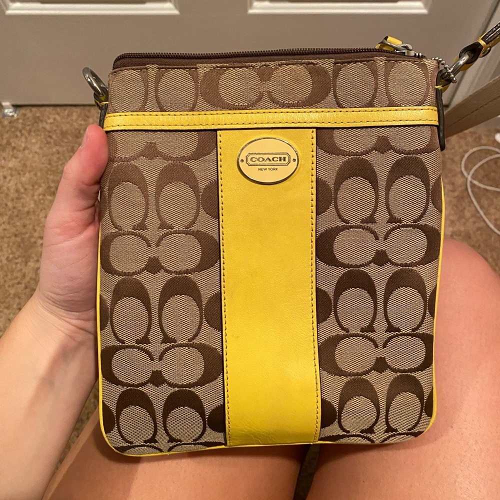 Coach shoulder cross body bag